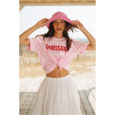 LILI SIDONIO T-SHIRT OVERSIZED ELF1031EP ΡΟΖ