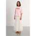 LILI SIDONIO T-SHIRT OVERSIZED ELF1031EP ΡΟΖ