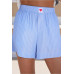 LILI SIDONIO ΡΙΓΕ SHORTS LALS132AEE ΜΠΛΕ LILI SIDONIO ΡΙΓΕ SHORTS LALS132AEE ΜΠΛΕ