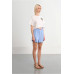 LILI SIDONIO ΡΙΓΕ SHORTS LALS132AEE ΜΠΛΕ LILI SIDONIO ΡΙΓΕ SHORTS LALS132AEE ΜΠΛΕ