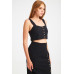 MIND MATTER ISSEY CROP TOP MML26-01-01-040 ΜΑΥΡΟ