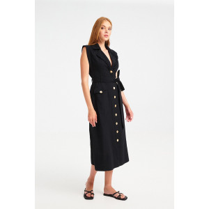 MIND MATTER ROSY MIDI ΦΟΡΕΜΑ MML26-01-07-059 ΜΑΥΡΟ