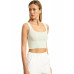 MIND MATTER ΠΛΕΚΤΟ BONA CROP TOP MML26-01-09-000 ΛΕΥΚΟ