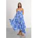 LILI SIDONIO MAXI ΑΣΥΜΜΕΤΡΟ ΦΟΡΕΜΑ TL489EE ΜΠΛΕ LILI SIDONIO MAXI ΑΣΥΜΜΕΤΡΟ ΦΟΡΕΜΑ TL489EE ΜΠΛΕ