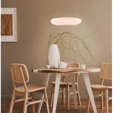 LED Φωτιστικό Οροφής Λευκό Στρογγυλό 38W Θερμό Λευκό